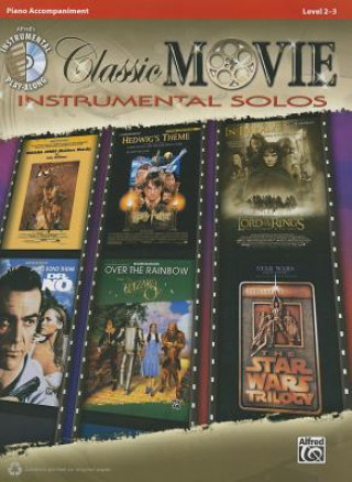 Libro Classic Movie Instrumental Solos: Piano Acc., Book & CD Alfred Publishing