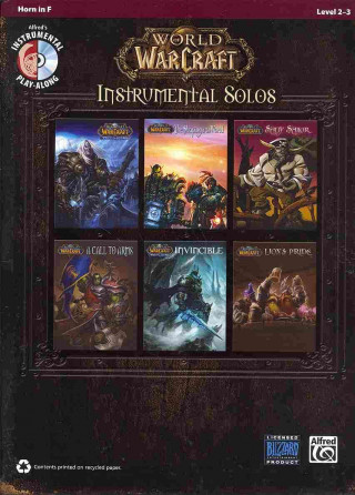 Knjiga World of Warcraft Instrumental Solos Alfred Publishing