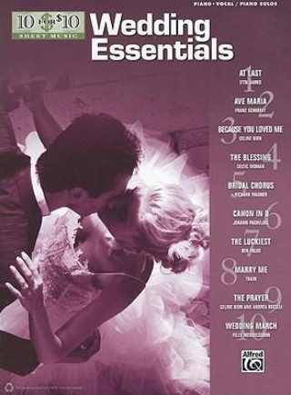 Book 10 for 10 Sheet Music Wedding Essentials: Piano/Vocal & Piano Solos Alfred Publishing