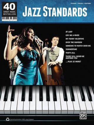 Kniha Jazz Standards: Piano/Vocal/Guitar Alfred Publishing
