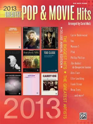 Carte 2013 Greatest Pop & Movie Hits Carol Matz