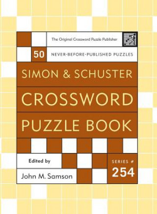 Carte Simon and Schuster Crossword Puzzle Book #254 John M. Samson