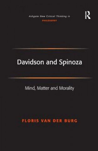 Livre Davidson and Spinoza Floris Van Der Berg