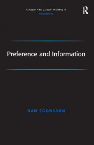 Kniha Preference and Information Dan Egonsson