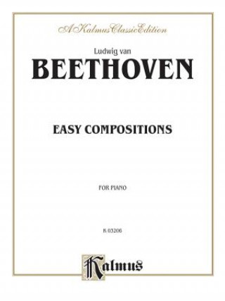 Carte Easy Piano Compositions Ludwig van Beethoven