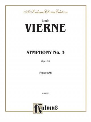 Książka Symphony No. 3, Op. 28: Sheet Louis Vierne