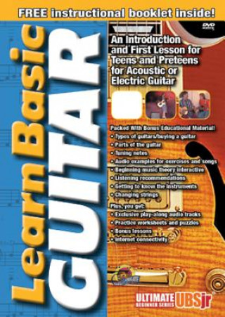 Wideo Ubsjr. -- Learn Basic Guitar: An Introduction and First Lesson for Teens and Preteens for Acoustic or Electric Guitar, DVD Alfred Publishing