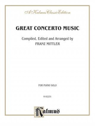 Carte Great Concerto Music Alfred Publishing