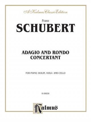 Könyv Adagio and Rondo Concertante in F Major Franz Schubert