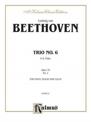 Carte Piano Trio No. 6 -- Op. 70, No. 2: E-Flat Major Ludwig van Beethoven