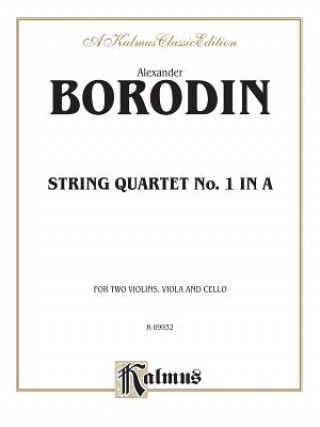 Książka String Quartet No. 1 in a Alexander Borodin