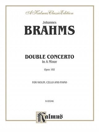 Książka Double Concerto, Op. 102 Johannes Brahms