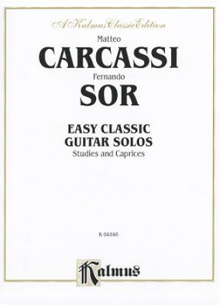 Libro Easy Classic Guitar Solos: Studies and Caprices Matteo Carcassi