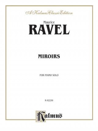 Kniha Miroirs Maurice Ravel