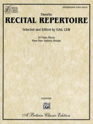 Książka Favorite Recital Repertoire Gail Lew