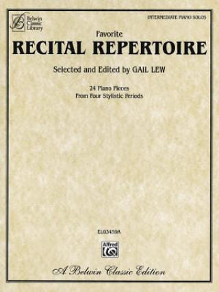 Book Favorite Recital Repertoire Gail Lew