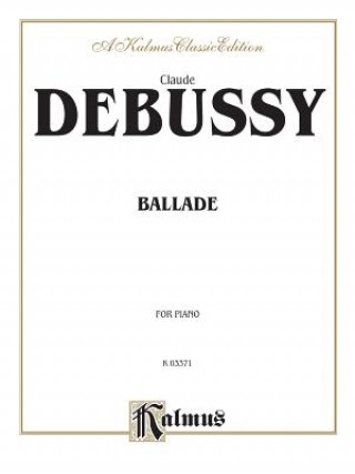 Carte Ballade Claude Debussy