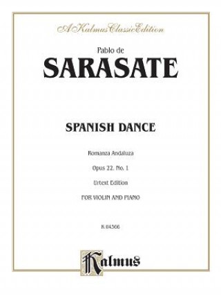 Carte Spanish Dance, Op. 22, No. 1 (Romanza Andaluza) Pablo Sarasate