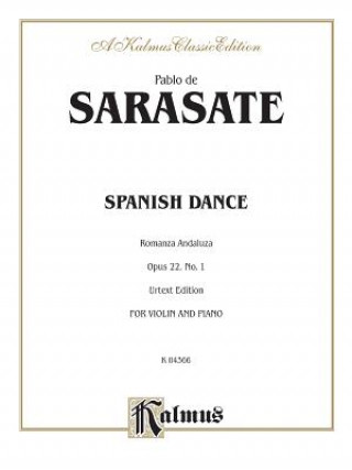 Книга Spanish Dance, Op. 22, No. 1 (Romanza Andaluza) Pablo Sarasate