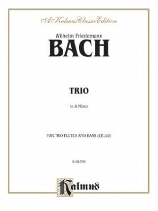 Könyv Trio in a Minor Wilhelm Bach