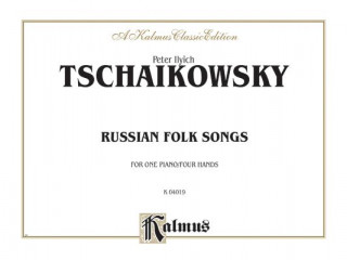 Kniha Russian Folksongs: Comb Bound Book Peter Tchaikovsky