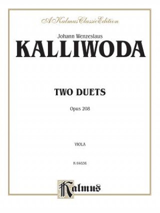 Knjiga Two Duets, Opus 208 Johann Kalliwoda