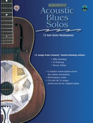 Kniha Acoustic Masterclass: Acoustic Blues Solos, Book & CD Warner Brothers