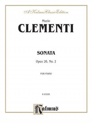 Könyv Sonata, Op. 26/2 Muzio Clementi