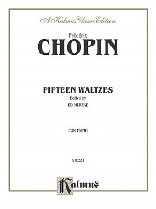 Könyv Waltzes Fr'd'ric Chopin