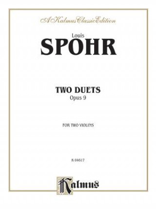 Kniha Two Duets, Op. 9 Louis Spohr