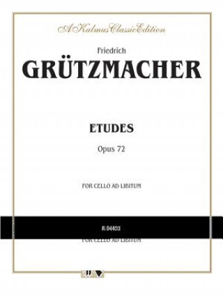 Könyv Etudes, Op. 72 Friedrich Grtzmacher