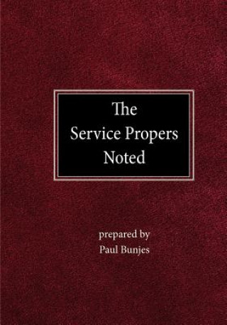 Carte The Service Propers Noted Paul Bunjes