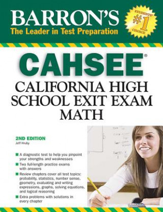 Könyv Barron's CAHSEE: Math: California High School Exit Exam Jeff Hruby