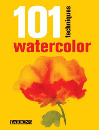 Könyv 101 Techniques: Watercolor Barron's Educational Series