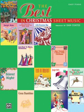 Książka The Best in Christmas Sheet Music Dan Coates