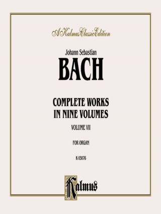 Książka Complete Organ Works, Vol 7 Johann Bach