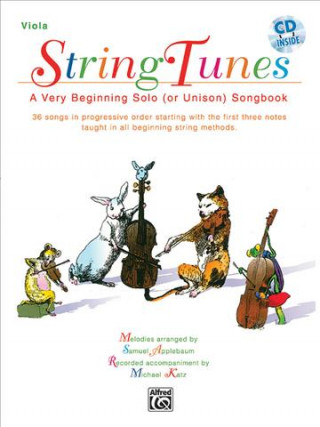 Kniha Stringtunes -- A Very Beginning Solo (or Unison) Songbook: Viola, Book & CD Samuel Applebaum