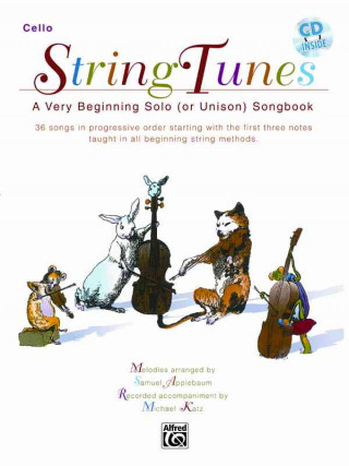Carte Stringtunes -- A Very Beginning Solo (or Unison) Songbook: Cello, Book & CD Samuel Applebaum