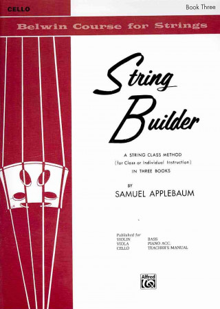 Книга String Builder, Bk 3: Cello Samuel Applebaum