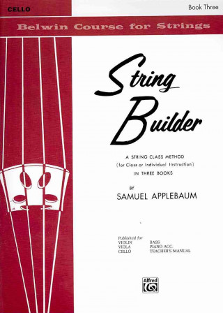 Buch String Builder, Bk 3: Cello Samuel Applebaum