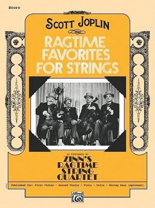 Carte Ragtime Favorites for Strings: Score Scott Joplin