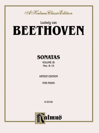 Kniha Sonatas (Urtext), Vol 1b Ludwig van Beethoven