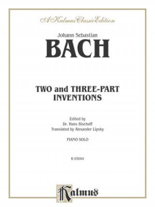 Книга Two- And Three-Part Inventions Bach