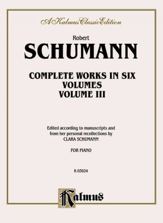 Książka Complete Works, Vol 2 Robert Schumann