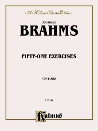Kniha Fifty-One Etudes Johannes Brahms
