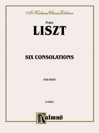 Könyv Six Consolations Franz Liszt