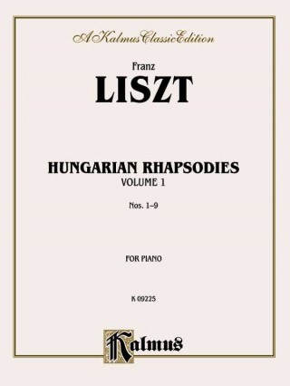 Książka Hungarian Rhapsodies, Vol 1 Franz Liszt