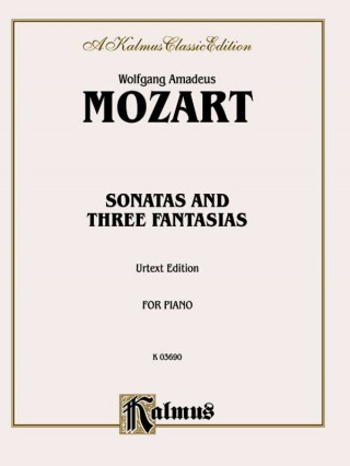 Livre Sonatas and Three Fantasias (Urtext) Wolfgang Mozart