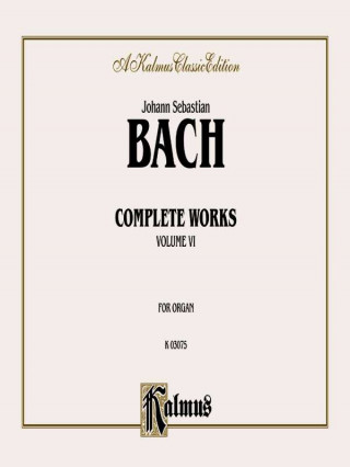 Książka Complete Organ Works, Vol 6 Johann Bach