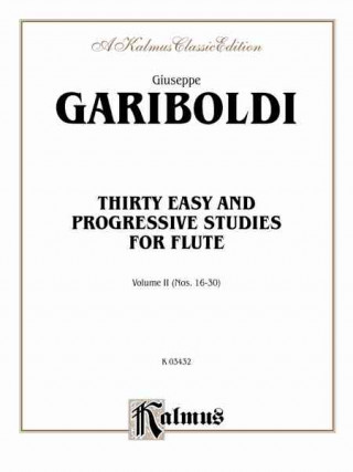 Libro Thirty Easy and Progressive Studies, Vol 2: Nos. 16-30 Giuseppe Gariboldi